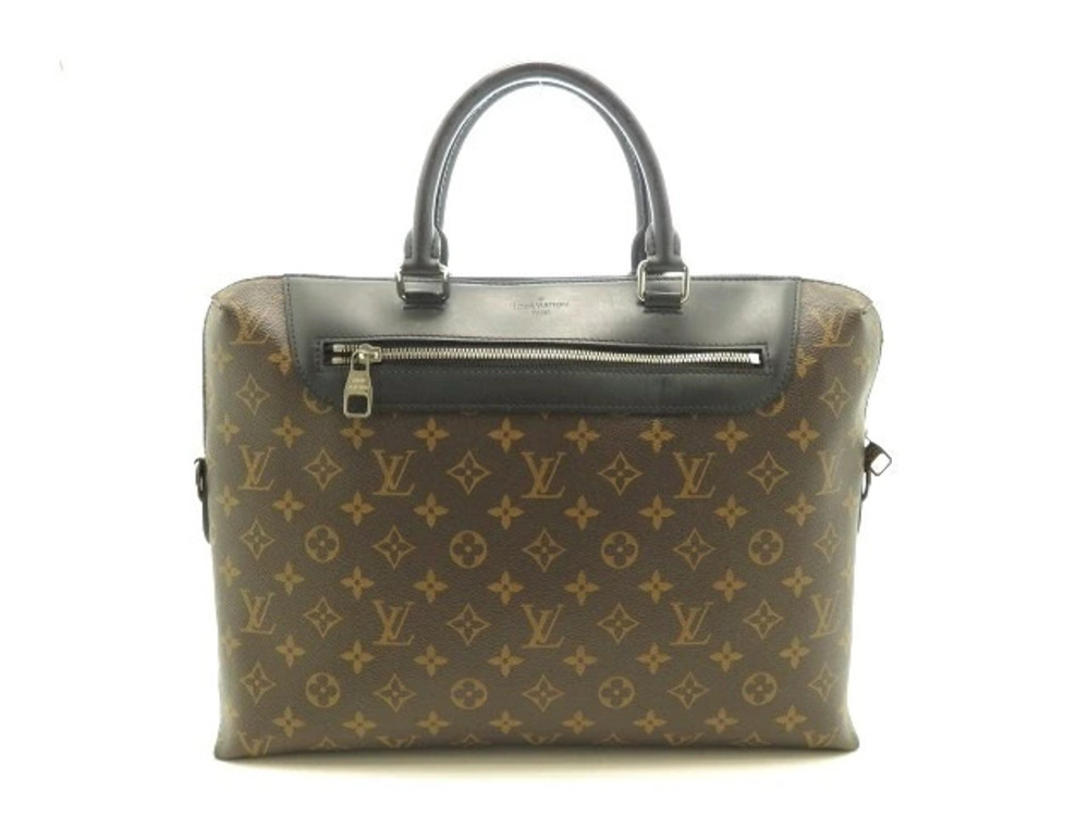 LOUIS VUITTON Business Bag PDJ NM Monogram Macassar Brown